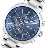 Hugo Boss Grand Prix Blue Dial Silver Steel Strap Watch for Men - 1513478 Buy Now By Hugo Boss