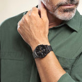 Hugo Boss Associate Black Dial Black Mesh Bracelet Watch for Men - 1513811 Buy Now By Hugo Boss