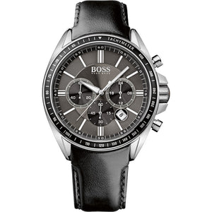 Hugo Boss Contemporary Sport Driver Black Dial Black Leather Strap Watch for Men - 1513085 Buy Now By Hugo Boss