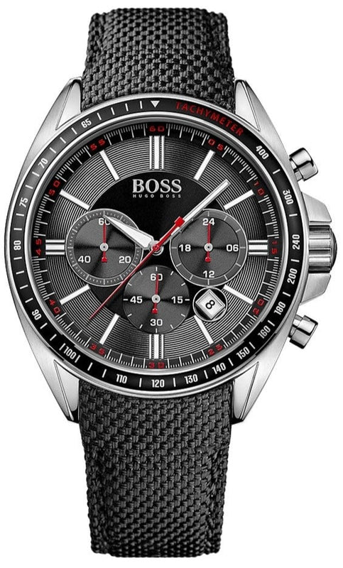 Hugo Boss Driver Black Dial Black Leather Strap Watch for Men -1513087 Buy Now By Hugo Boss