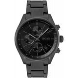 Hugo Boss Grand Prix Black Dial Black Steel Strap Watch for Men - 1513676 Buy Now By Hugo Boss