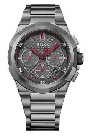 Hugo Boss Supernova Grey Dial Grey Steel Strap Watch for Men - 1513361 Buy Now By Hugo Boss