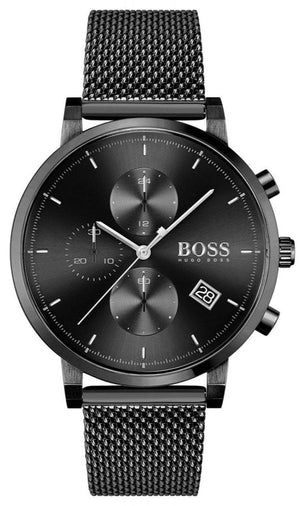 Hugo Boss Integrity Black Dial Black Mesh Bracelet Watch for Men - 1513813 Buy Now By Hugo Boss