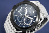 Hugo Boss Supernova Chronograph Blue Dial Silver Steel Strap Watch for Men - 1513360 Buy Now By Hugo Boss