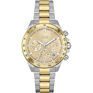 Hugo Boss Novia Gold Dial Two Tone Steel Strap Watch for Women - 1502618 Buy Now By Hugo Boss