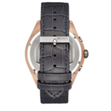 Hugo Boss Onyx Grey Dial Black Leather Strap Watch for Men - 1513366 Buy Now By Hugo Boss