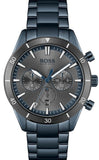 Hugo Boss Santiago Grey Dial Blue Steel Strap Watch for Men - 1513865 Buy Now By Hugo Boss
