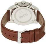 Hugo Boss Skymaster White Dial Brown Leather Strap Watch for Men - 1513786 Buy Now By Hugo Boss