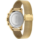 Hugo Boss Skymaster Black Dial Gold Mesh Bracelet Watch for Men - 1513838 Buy Now By Hugo Boss