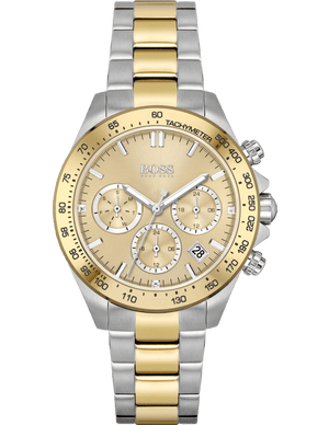 Hugo Boss Ikon Chronograph Silver Dial Two Tone Steel Strap Watch for Men - 1512960 Buy Now By Hugo Boss