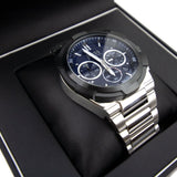 Hugo Boss Supernova Chronograph Blue Dial Silver Steel Strap Watch for Men - 1513360 Buy Now By Hugo Boss