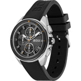 Hugo Boss Volane Grey Dial Black Silicone Strap Watch for Men - 1513953 Buy Now By Hugo Boss