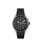 Hugo Boss Volane Grey Dial Black Silicone Strap Watch for Men - 1513953 Buy Now By Hugo Boss