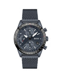 Hugo Boss Pilot Edition Blue Dial Blue Mesh Bracelet Watch for Men - 1513887 Buy Now By Hugo Boss