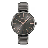 Hugo Boss Allusion Quartz Grey Dial Grey Steel Strap Watch For Men - 1502416 Buy Now By Hugo Boss