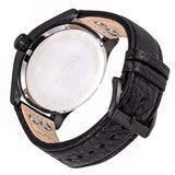 Hugo Boss Aeroliner Black Dial Black Leather Strap Watch For Men - 1513083 Buy Now By Hugo Boss