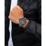 Hugo Boss Montre Distinct Black Dial Silver Steel Strap Watch for Men - 1513857 Buy Now By Hugo Boss