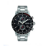 Hugo Boss Rafale Chronograph Black Dial Silver Steel Strap Watch for Men - 1513509 Buy Now By Hugo Boss