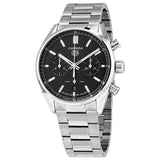 Tag Heuer Carrera Chronograph Black Dial Silver Steel Strap Watch for Men - CBN2010.BA0642 Buy Now By Tag Heuer