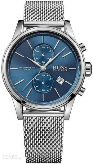 Hugo Boss Jet Blue Dial Silver Mesh Bracelet Watch for Men - 1513441 Buy Now By Hugo Boss