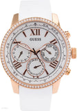 Guess Sport White Dial White Rubber Strap Watch For Women - W0616L1 Buy Now By Guess