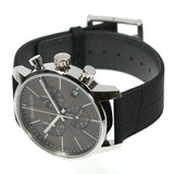 Calvin Klein City Chronograph Black Dial Black Leather Strap Watch for Men - K2G271C3 Buy Now By Calvin Klein