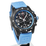 Breitling Endurance Pro Black Dial Light Blue Rubber Strap Watch for Men - X82310281B1S1 Buy Now By Breitling