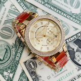 Michael Kors Parker Gold Dial Two Tone Steel Strap Watch for Women - MK6139 Buy Now By Michael Kors