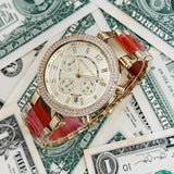 Michael Kors Parker Gold Dial Two Tone Steel Strap Watch for Women - MK6139 Buy Now By Michael Kors