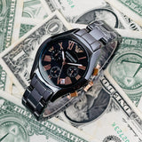 Emporio Armani Chronograph Black Ceramic Stainless Steel Dial Watch For Women - AR1411 Buy Now By Emporio Armani