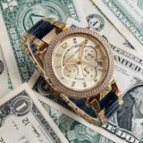 Michael Kors Parker Gold Dial Two Tone Steel Strap Watch for Women - MK6238 Buy Now By Michael Kors