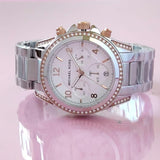 Michael Kors Blair Chronograph Silver Dial Silver Steel Strap Watch for Women - MK5459 Buy Now By Michael Kors