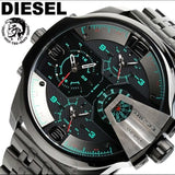 Diesel Uber Chief Black Dial Grey Stainless Steel Strap Watch For Men - DZ7372 Buy Now By Diesel