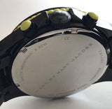 Marc Jacobs Rock Chronograph Black Dial Black Steel Strap Watch for Men - MBM5026 Buy Now By Marc Jacobs