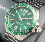 Tag Heuer Formula 1 Limited Edition Green Dial Silver Steel Strap Watch for Men - WAZ1017.BA0842 Buy Now By Tag Heuer