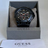 Guess Genesis Quartz Black Dial Black Silicone Strap Watch For Men - W1254G2 Buy Now By Guess