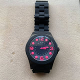 Marc Jacobs Pelly Black Dial Black Silicone Strap Watch for Women - MBM2543 Buy Now By Marc Jacobs