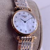 Longines La Grande Classique De Longines Diamonds Mother of Pearl Dial Two Tone Mesh Bracelet Watch for Women - L4.209.1.97.7 Buy Now By Longines