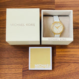 Michael Kors Cinthia Mother of Pearl Dial White Leather Strap Watch for Women - MK2662 Buy Now By Michael Kors