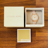 Michael Kors Cinthia Mother of Pearl Dial Pink Leather Strap Watch for Women - MK2663 Buy Now By Michael Kors