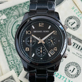 Michael Kors Runway Black Ceramic Dial Black Steel Strap Watch for Women - MK5162 Buy Now By Michael Kors