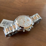 Michael Kors Bradshaw Chronograph White Dial Two Tone Steel Strap Watch For Women - MK7258 Buy Now By Michael Kors