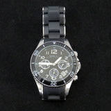 Marc Jacobs Rock Chronograph Black Dial Black Silicone Strap Watch for Women - MBM2551 Buy Now By Marc Jacobs