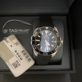 Tag Heuer Aquaracer Black Dial Black Rubber Strap Watch for Men - WAY111A.FT6151 Buy Now By Tag Heuer