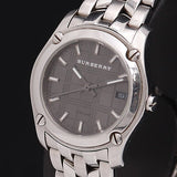 Burberry Herringbone Grey Dial Silver Steel Strap Watch for Women - BU1851 Buy Now By Burberry