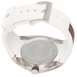 Gucci Sync XXL White Dial White Rubber Strap Watch For Men - YA137102 Buy Now By Gucci