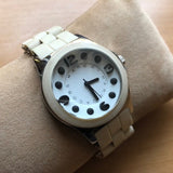 Marc Jacobs Pelly White Dial White Silicone Strap Watch for Women - MBM2503 Buy Now By Marc Jacobs