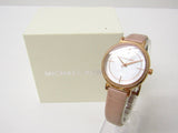 Michael Kors Cinthia Mother of Pearl Dial Pink Leather Strap Watch for Women - MK2663 Buy Now By Michael Kors