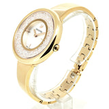 Swarovski Crystalline Bracelet White Dial Gold Steel Strap Watch for Women - 5269253 Buy Now By Swarovski