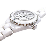 Chanel J12 Quartz White Dial White Steel Strap Watch for Women - J12 H5698 Buy Now By Chanel